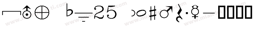 Txt IV25 Regular字体转换